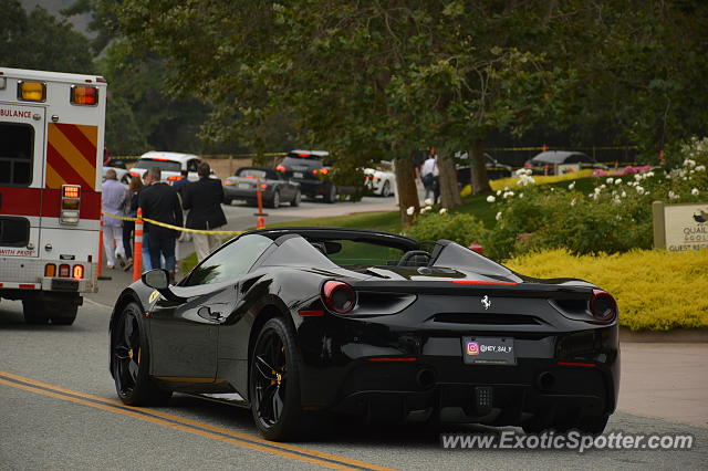 Ferrari 488 GTB spotted in Carmel Valley, California