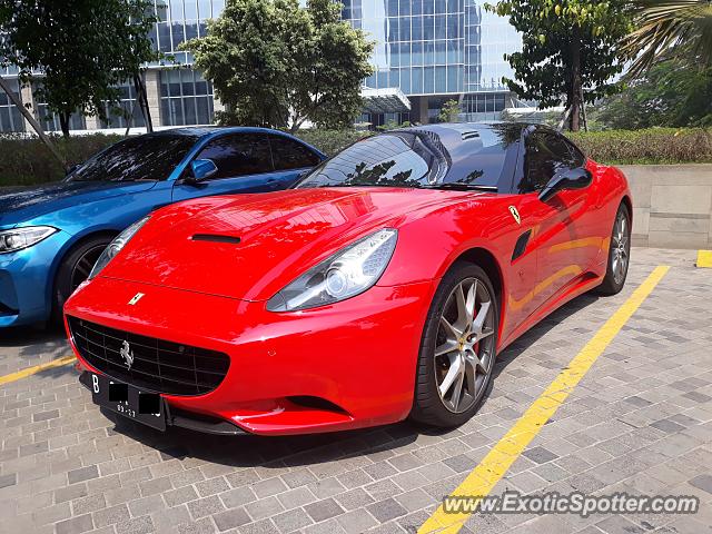 Ferrari California spotted in Jakarta, Indonesia