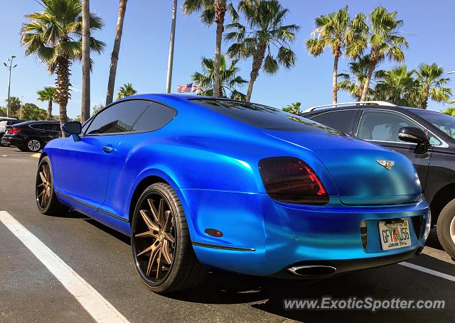 Bentley Continental spotted in Jacksonville, Florida