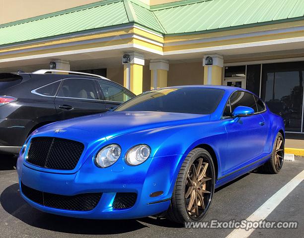 Bentley Continental spotted in Jacksonville, Florida