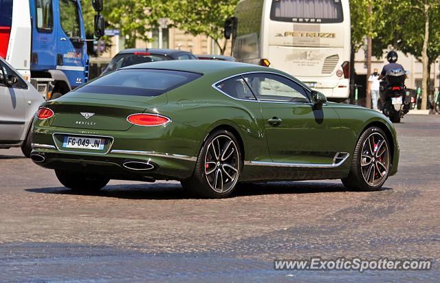 Bentley Continental spotted in Paris, France