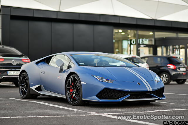 Lamborghini Huracan spotted in Warsaw, Poland