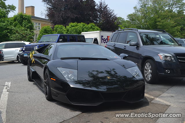 Lamborghini Murcielago spotted in Greenwich, Connecticut