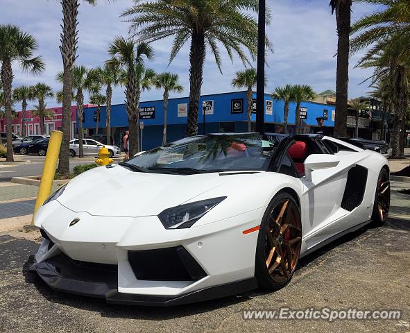 Lamborghini Aventador spotted in Jacksonville, Florida