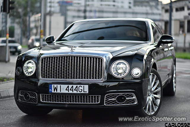 Bentley Mulsanne spotted in Warsaw, Poland