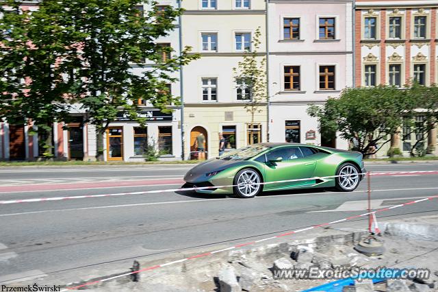 Lamborghini Huracan spotted in Wrocław, Poland