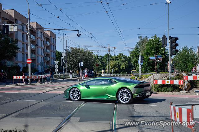 Lamborghini Huracan spotted in Wrocław, Poland