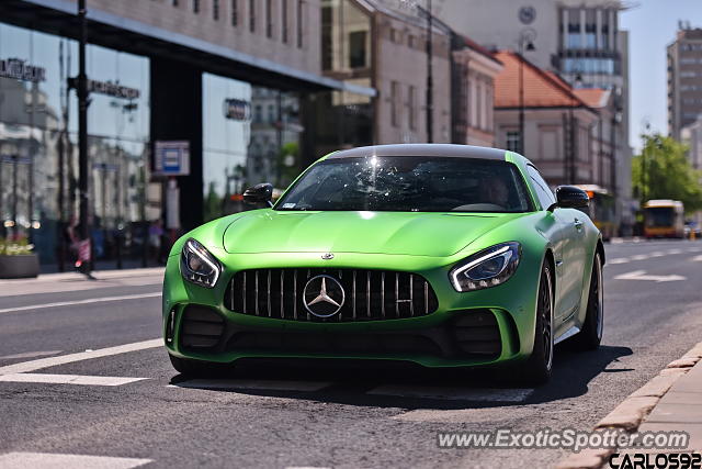 Mercedes AMG GT spotted in Warsaw, Poland