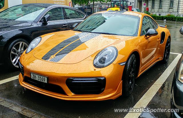 Porsche 911 Turbo spotted in Zurich, Switzerland