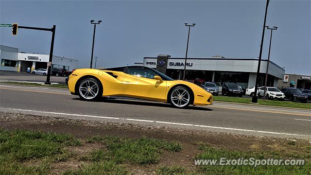 Ferrari 488 GTB spotted in Columbus, United States