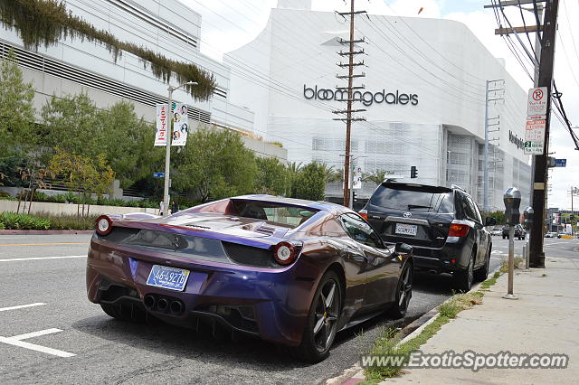 Ferrari 458 Italia spotted in Beverly Hills, California