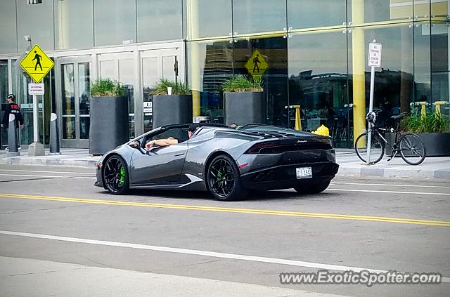 Lamborghini Huracan spotted in Detroit, Michigan