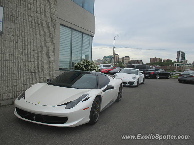 Ferrari 458 Italia spotted in Laval, Canada