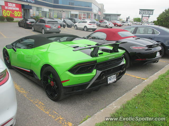 Lamborghini Huracan spotted in Laval, Canada