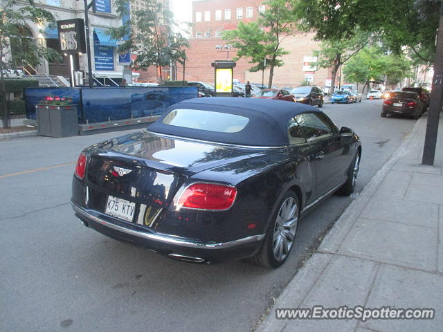 Bentley Continental spotted in Montreal, Canada