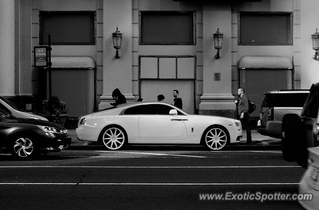 Rolls-Royce Wraith spotted in Manhattan, New York