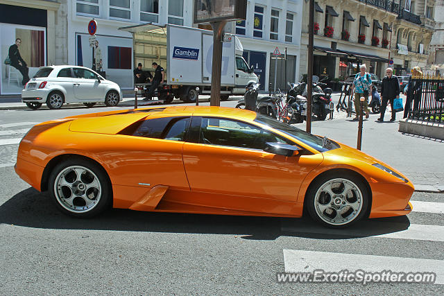 Lamborghini Murcielago spotted in Paris, France