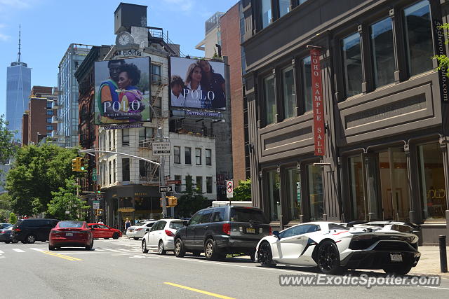 Lamborghini Aventador spotted in Manhattan, New York