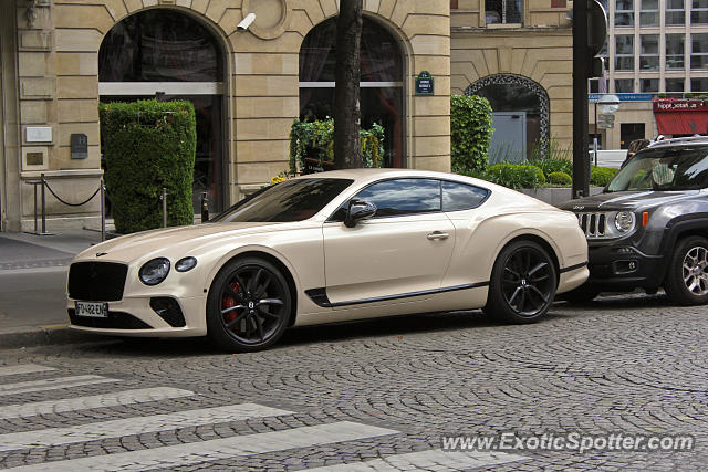 Bentley Continental spotted in Paris, France