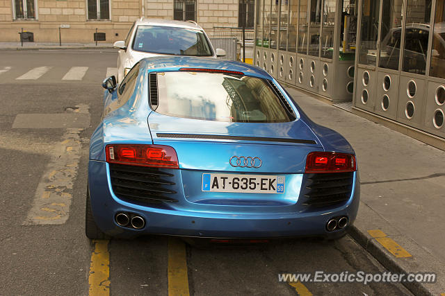 Audi R8 spotted in Paris, France