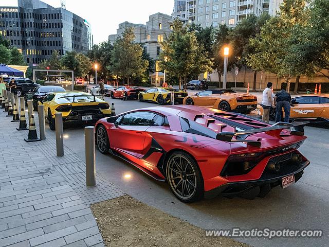 Lamborghini Aventador spotted in Dallas, Texas