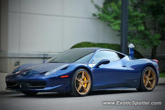 Ferrari 458 Italia spotted in Columbus, Ohio