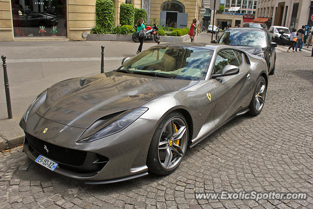 Ferrari 812 Superfast spotted in Paris, France