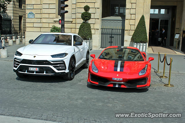 Lamborghini Urus spotted in Paris, France