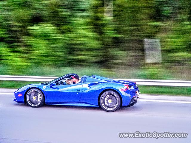 Ferrari 488 GTB spotted in Cincinnati, Ohio