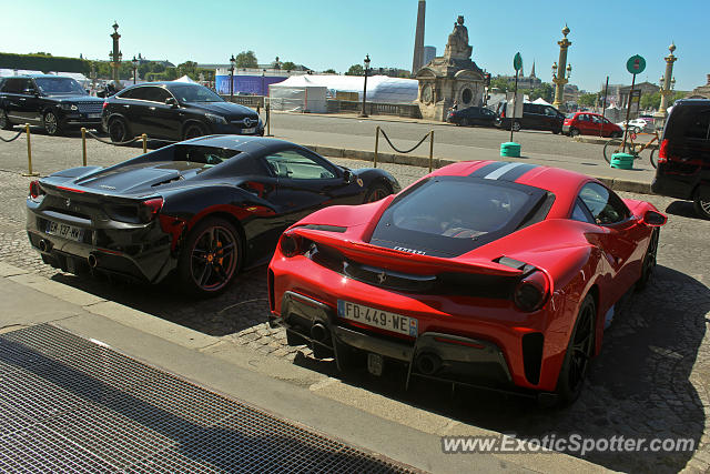 Ferrari 488 GTB spotted in Paris, France