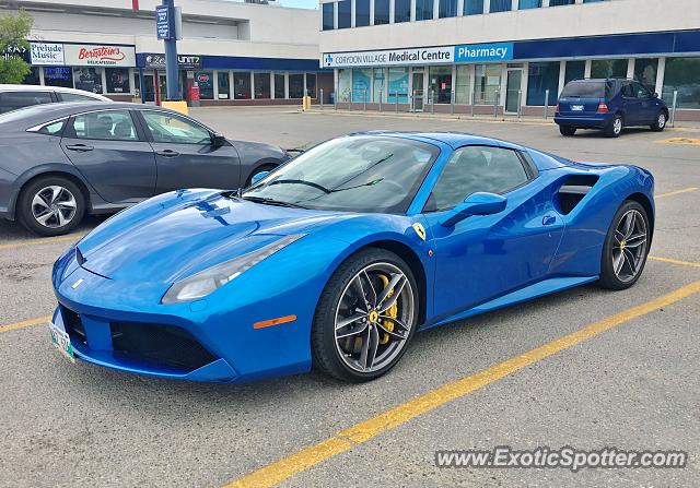 Ferrari 488 GTB spotted in Winnipeg, Canada