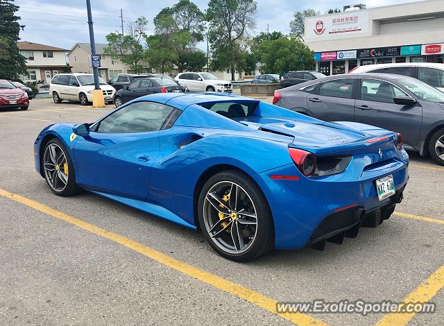 Ferrari 488 GTB spotted in Winnipeg, Canada