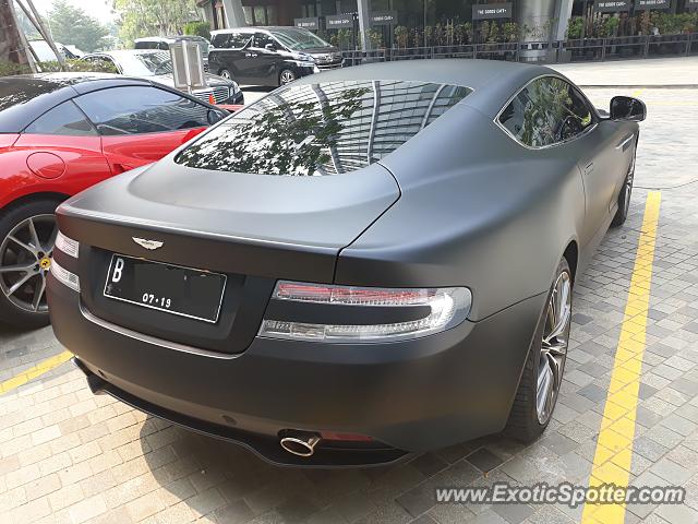 Aston Martin DB9 spotted in Jakarta, Indonesia