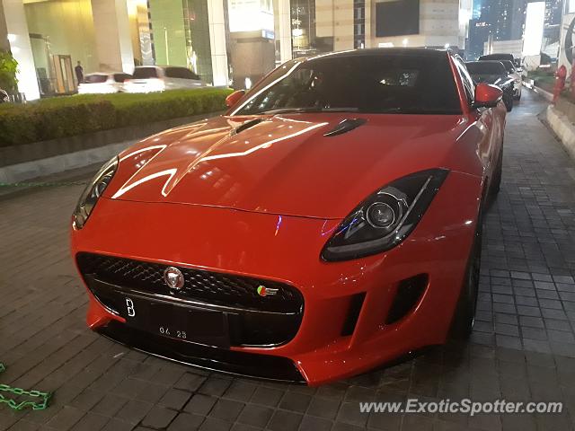 Jaguar F-Type spotted in Jakarta, Indonesia