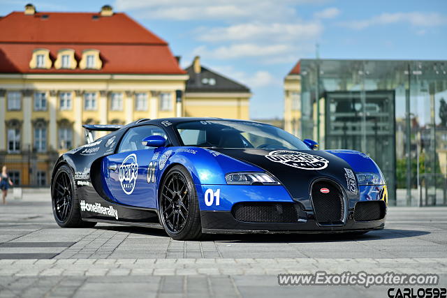 Bugatti Veyron spotted in Wrocław, Poland