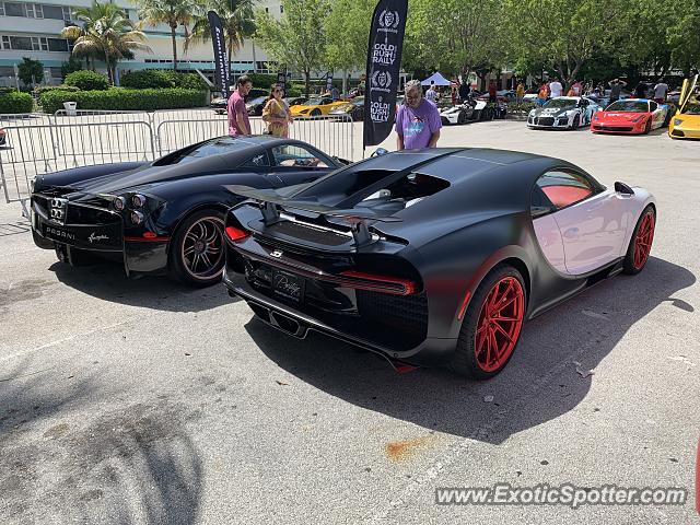 Bugatti Chiron spotted in Miami, Florida