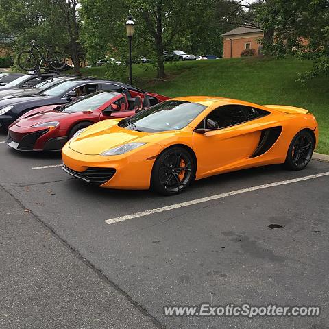 Mclaren MP4-12C spotted in Great Falls, Virginia