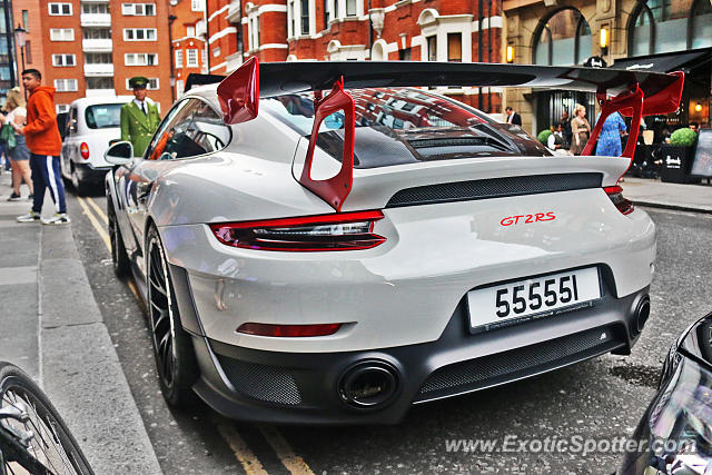 Porsche 911 GT2 spotted in London, United Kingdom