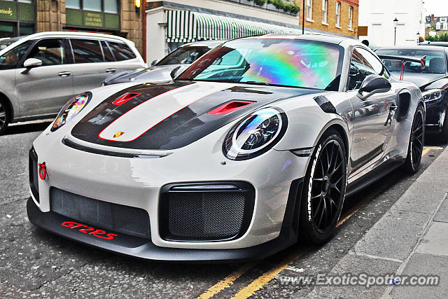 Porsche 911 GT2 spotted in London, United Kingdom