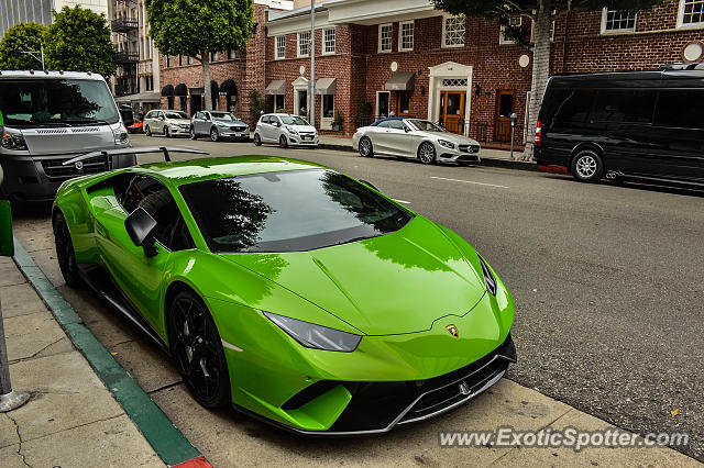 Lamborghini Huracan spotted in Beverly Hills, California