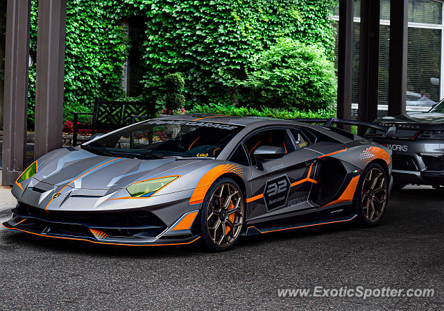 Lamborghini Aventador spotted in Saint Paul, Minnesota