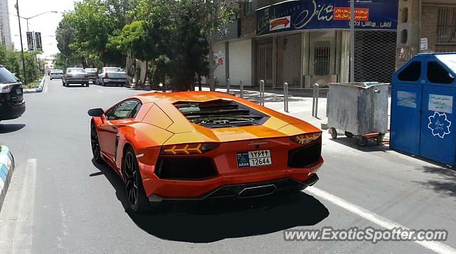 Lamborghini Aventador spotted in Tabriz, Iran