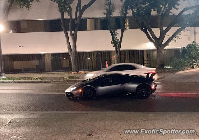 Lamborghini Huracan spotted in Dallas, Texas