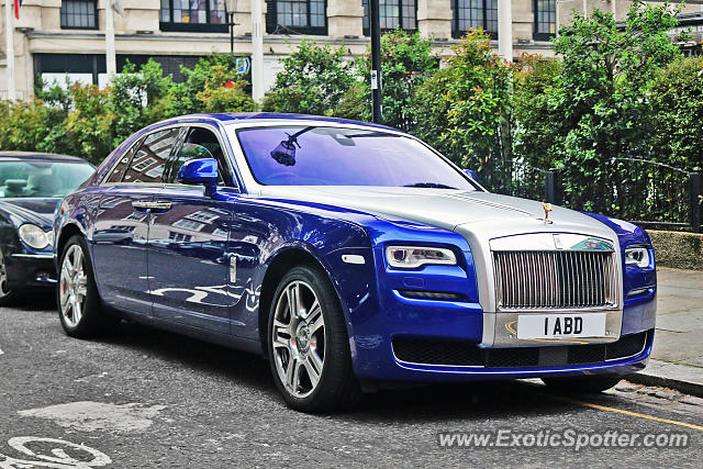 Rolls-Royce Ghost spotted in London, United Kingdom