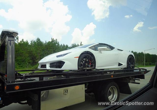 Lamborghini Huracan spotted in I-75, Georgia