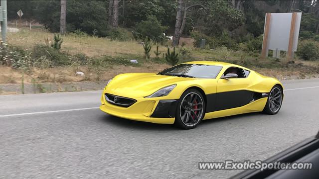 Rimac Concept One spotted in Monterey, California