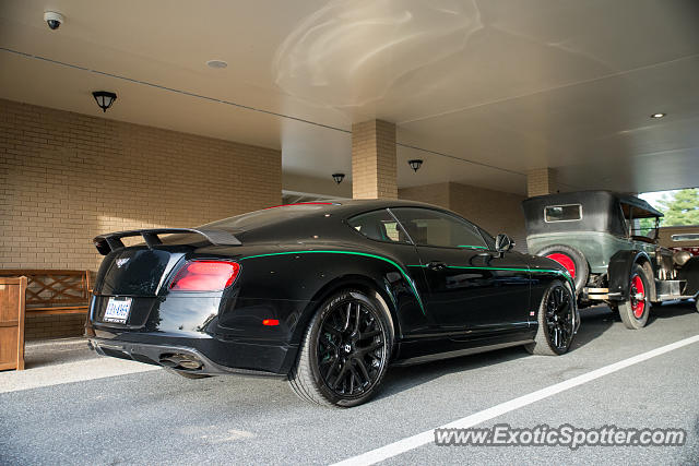 Bentley Continental spotted in Hershey, Pennsylvania