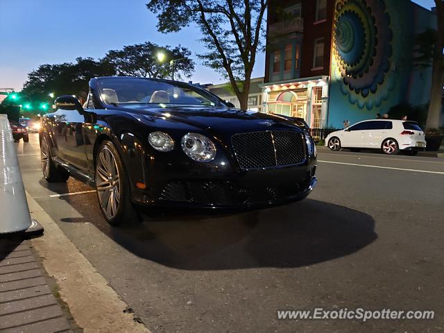 Bentley Continental spotted in Somerville, New Jersey