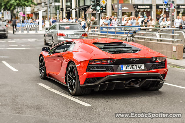 Lamborghini Aventador spotted in Düsseldorf, Germany