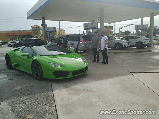 Lamborghini Huracan spotted in Miami, Florida